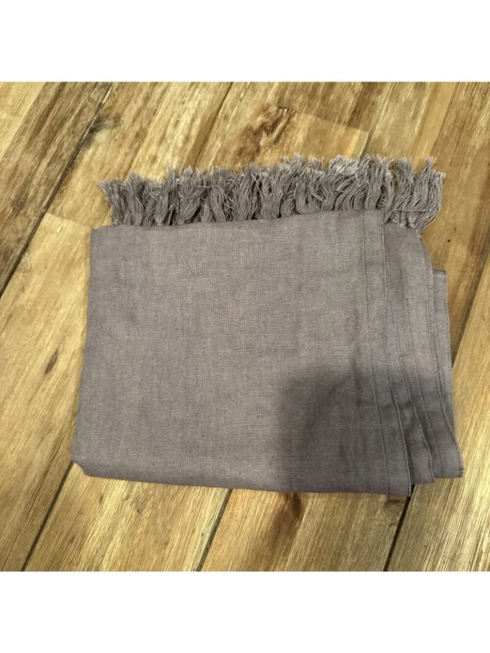 Dr Flax Gray Fine 100% European Washed Linen Scarf Wrap Shawl 60